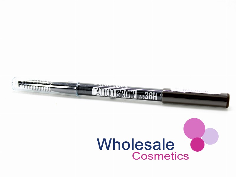 12 x Maybelline Tattoo Brow 36Hr Liner Pencil - 09 BLACK BROWN